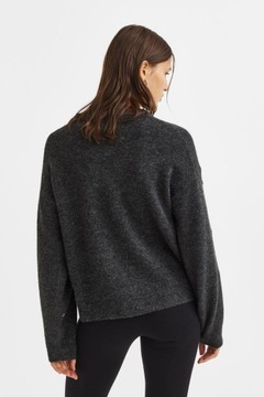 H&M SWETER WEŁNA KORALIKI XS OSTATNIA SZTUKA