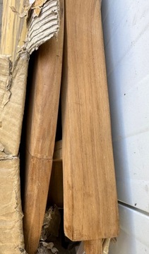 Стол из тикового дерева 180/230х100см овальный