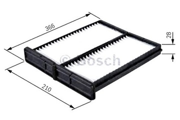 BOSCH 1 987 432 044 FILTR VENTILACE PROSTORU SPOLUJEZDCE