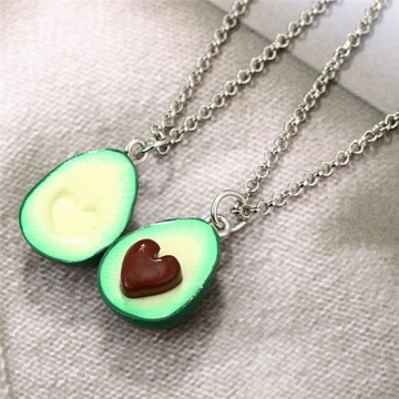 ОЖЕРЕЛЬЕ «ДРУЖБА» лучшие друзья ФРУКТЫ АВОКАДО 2 шт.