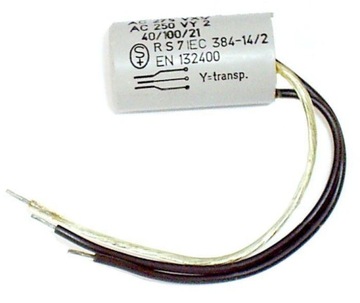 KONDENSATOR PRZECIWZAKŁÓCENIOWY 0.1uF/250V + 2X0.027uF