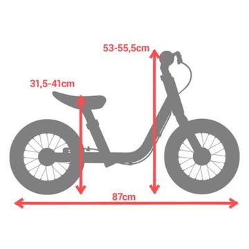 Rowerek biegowy dziecięcy Btwin Runride 900