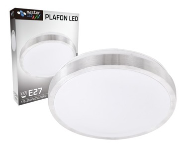 Plafon LED 2xE27 NATYNKOWY sufitowy oprawa LAMPA panel