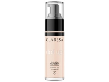 CLARESA Podkład rozświetlający Doll Up! nr 03 light-medium 34g