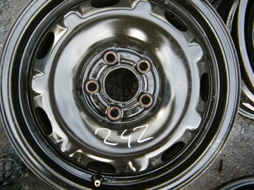 4× DISK OCELOVÝ VOLKSWAGEN OE VW POLO SKODA FABIA IBIZA 6.0" X 14" 5X100 ET 37