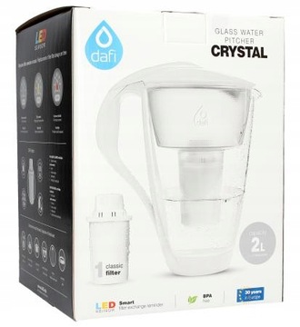 DZBANEK FILTR DAFI Crystal 2.0L + Wkład | SZKLANY