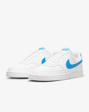 NIKE BUTY MĘSKIE SPORTOWE COURT VISION LOW DH2987-105 SNEAKERSY BIAŁE r. 42