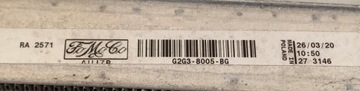 CHLADIČ VODY EDGE S-MAX MONDEO MK5 G2G3-8005-BG