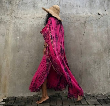 ПАРЕО ТУНИКА БОХО ЛЕТНЕЕ ПЛАТЬЕ ДЛИННАЯ КЕПКА