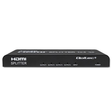 Активный разветвитель Qoltec 4xHDMI 4Kx2K, 3,4 Гбит/с, высокая стабильность