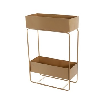 Dekoria Kwietnik/barek Wiggo gold 61x25x91cm