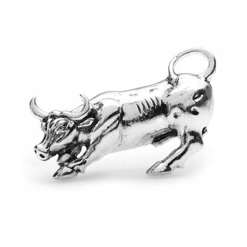 broszka przypinka byk bull