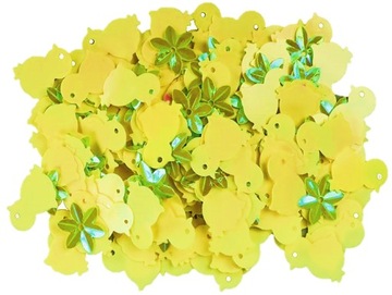 Wielkanocne Cekiny - Kurczaczki, Kwiatki 15 g