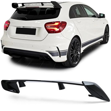 SPOILER LOTKA KLAPY DACHU MERCEDES W176 A45 AMG CZARNY POŁYSK