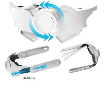 Pasek Nasadka Strap Uchwyt Mocowanie Grip do Gogli Okularów VR Meta Quest 3
