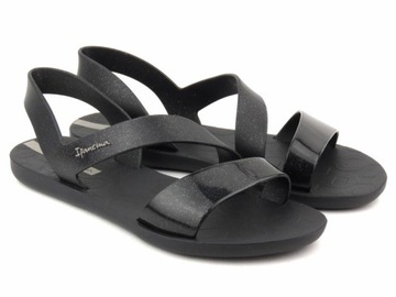 Ipanema Sandały IPANEMA VIBE SANDAL FEM 82429 BLACK/GLITTER BLACK AJ078