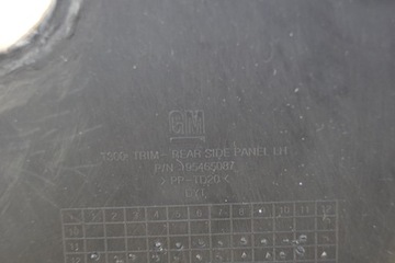 ОБИВКА БАГАЖНИКА ЛЕВАЯ CHEVROLET AVEO T300