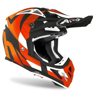 ШЛЕМ AIROH AVIATOR ACE Trick ORANGE MATT XL