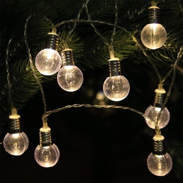 ГИРЛЕНД СОЛНЕЧНЫЕ САДОВЫЕ ЛАМПЫ 20LED - 5,8м