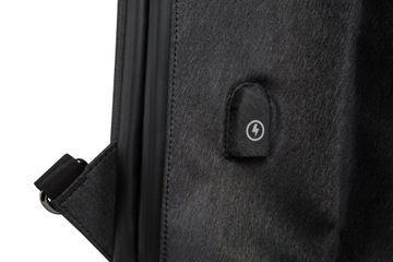 Рюкзак через плечо R-Bag Pump City для ноутбука 13–14 дюймов с USB-разъемом Черный Z131