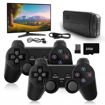 Televizní Hra Retro Konzole Hdmi Hry Bezdrátový Emulátor 2 Pady