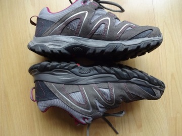 ЖЕНСКИЕ ТРЕККИНГОВЫЕ КРОССОВКИ SALOMON GORE-TEX ORTHOLITE 38 Стелька 2/3 24,7 СМ