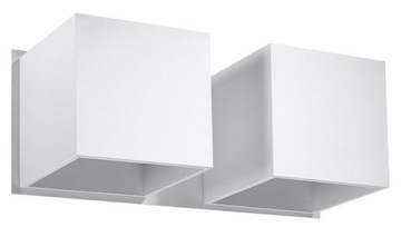 KINKIET GÓRA DÓŁ LAMPA REFLEKTOR LED QUAD 2 biały