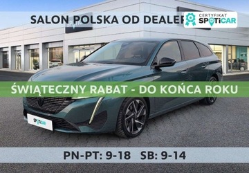 Peugeot 2024 Peugeot 308 1.5 BlueHDi Allure Pack SS EAT8 SalonPL FVat Zadbany Serwis As