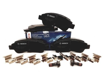 ДИСКИ + КОЛОДКИ BOSCH PEUGEOT 207 307 PARTNER ПЕРЕДНИЕ