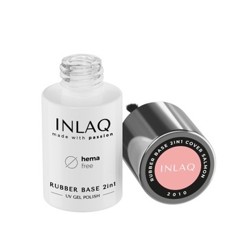 INLAQ Rubber Base Cover Salmon Не содержит HEMA - поднимает настроение