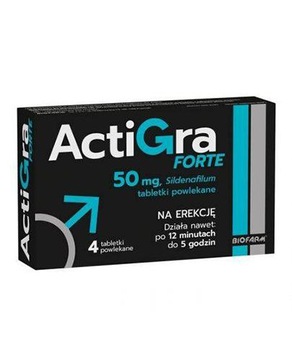 Biofarm Actigra Forte, 4 tabl. Na erekcję