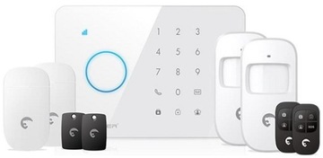 BEZPRZEWODOWY ALARM eTIGER S3B-S Z NADAJNIKIEM GSM