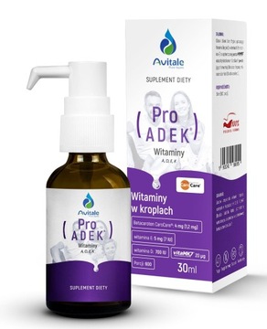 Medicaline Avitale witaminy ProADEK w kroplach 30