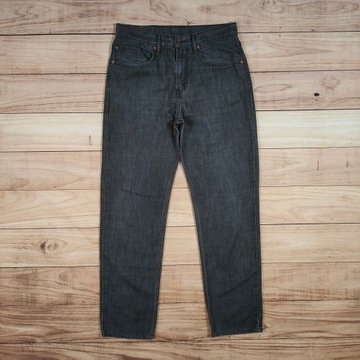 LEVI'S 504 Spodnie Jeans Czarne Męskie r. 34/32 (32/34)