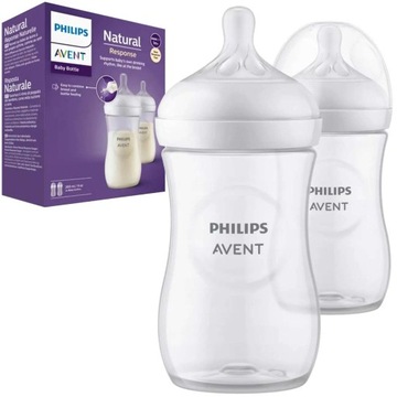 2 x PHILIPS AVENT NATURAL RESPONSE БУТЫЛКА SCY903/02 260 мл 2 шт.