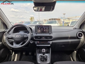 Hyundai Kona I Crossover Facelifting 1.0 T-GDI 120KM 2022 Hyundai Kona GWARANCJA SALON POLSKA 100 Bezwypadkowy Serwis ASO 1-Reka Zam, zdjęcie 12