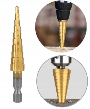 НАБОР СТУПЕНЧЕСКИХ СВЕРЛ 4-32 ММ ПО МЕТАЛЛУ