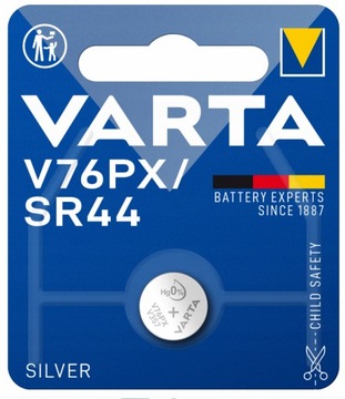 Bateria srebrowa VARTA SR44 V357 V76PX 1.55V 1 szt