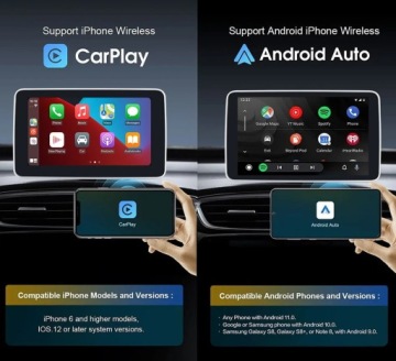 Экранный монитор Радионавигация Видеорегистратор 4K Камера Android Auto CarPlay