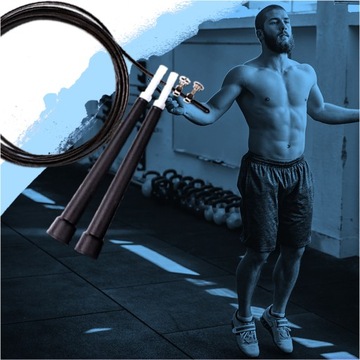 CROSSFIT СТАЛЬНАЯ СКАКАЛА С РЕГУЛИРУЕМЫМИ ПОДШИПНИКАМИ