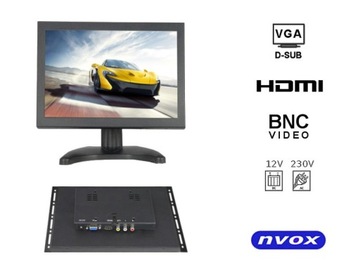 Монитор с открытой рамкой, светодиодный, 8 дюймов, vga, hdmi, av, bnc, 12 В, 230 В