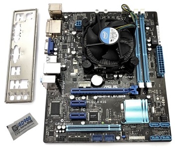 Asus P8H61-M LE/USB3 REV.2.01, DDR3, s1155 + maskownica/pasta