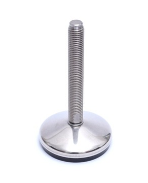 STOPA WAHLIWA DO MASZYN INOX FI 80 M16x150 A2 NÓŻKA POZIOMUJĄCA NIERDZEWNA