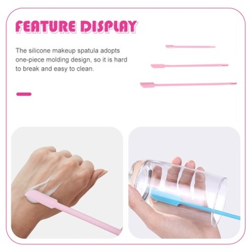Szpatułka do makijażu Silikonowe narzędzia do