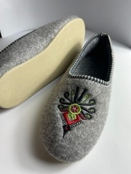 ТАПОЧКИ ЖЕНСКИЕ ВОЙЛОЧНЫЕ УДОБНЫЕ ДОМАШНИЕ ТАПОЧКИ ТАПОЧКИ + БЕСПЛАТНАЯ ЛОЖКА