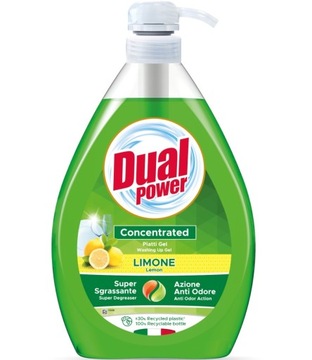 DUAL POWER LEMON KONCENTRAT DO MYCIA NACZYŃ 1L