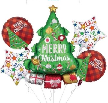 Набор новогодних шаров Деда Мороза, 10 шт.