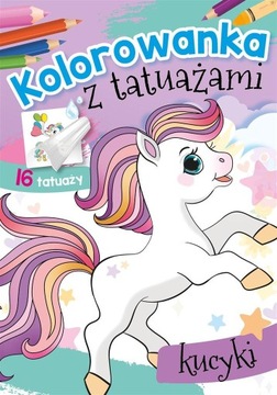 Kolorowanka z tatuażami - Kucyki