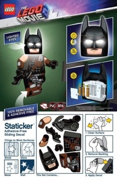 LEGO ЛАМПА-МАСКА ФИЛЬМ 2 БЭТМЕН ПОДВИЖНЫЙ СТАТИКЕР