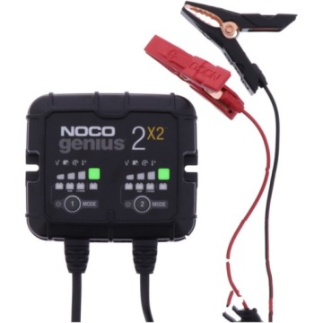NOCO GENIUS 2X2 6V 12V 4A 2X 2A ЗАРЯДНОЕ УСТРОЙСТВО ДЛЯ ДВУХ АККУМУЛЯТОРОВ